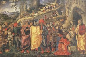 Parentino, Bernardo The Adoration of the Magi (mk05) oil painting picture